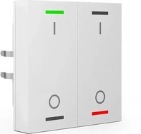 MDT BE-TAL55T2.B1, MDT Taster Light 55 2-fach, RGBW, mit Temperatursensor,...