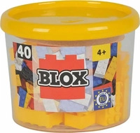 Blox, 40 gelbe 8er Steine in der Dose