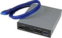 StarTech.com 35FCREADBU3, StarTech.com Startech USB 3.0 interner Kartenleser mit