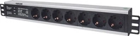 Intellinet 714006, Intellinet 19" 1.5U Rackmount 7-Way Power Strip - German Type",