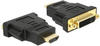 Delock 65467, Delock Adapter HDMI male > DVI 24+5 pin female - Videoanschluß - DVI-I
