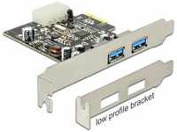 Delock 89241, Delock PCI Express card > 2x USB 3.0 - USB-Adapter