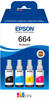 Epson C13T66464A, Epson EcoTank 664 - 4er-Pack - Schwarz, Gelb, Cyan, Magenta