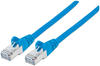 Intellinet 350754, Intellinet Network Patch Cable, Cat6A, 2m, Blue, Copper, S/FTP,