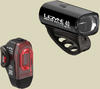 Lezyne 1-LED-9P-STVZO-V404, Lezyne LED Beleuchtungsset Hecto Drive 40 StVZO + KTV