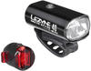 Lezyne 1-LED-9P-STVZO-V304, Lezyne LED Beleuchtungsset Hecto Drive 40 StVZO +...