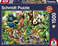 Schmidt Spiele Kunterbunte Tierwelt (1.500 Teile)