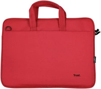 Trust 24449, TRUST Laptoptasche 16" Bologna Slim Laptoptasche Eco, rot