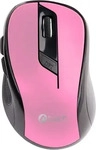 C-Tech WLM-02P, C-TECH Maus WLM-02, schwarz-pink, kabellos, 1600DPI, 6 Tasten,