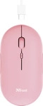 Trust 24125, TRUST Maus PUCK, kabellos, USB, pink