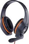 Gembird GHS-05-O, GEMBIRD Kopfh&ouml;rer mit Mikrofon GHS-05-O, Gaming, schwarz-orange,