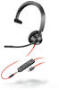Poly | Plantronics 214015-01, Poly | Plantronics Blackwire 3315-M Headset monaural,
