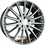 2DRV WH39 dark gunmetal lackiert 9x20 ET42 - LK5/112 ML66.6 Alufelge grau