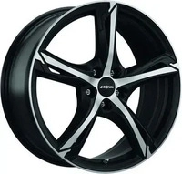 Ronal R62 jetblack 7.5x17 ET45 - LK5/112 ML76 Alufelge schwarz