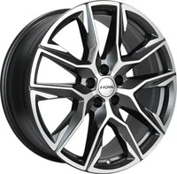 Ronal R71 jetblack-copper matt 8.5x20 ET52 - LK5/112 ML66.5 Alufelge kupfer