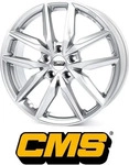 CMS C28 racing silver 7x17 ET50 - LK5/108 ML63.4 Alufelge silber