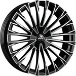 Antera A103 piano black 9.5x20 ET45 - LK5/114.3 ML64.1 Alufelge schwarz