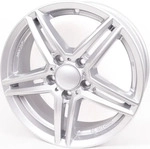 Rial M10 polar-silber 6.5x16 ET49 - LK5/112 ML66.5 Alufelge silber
