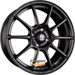Sparco Assetto Gara matt black 7x17 ET37 - LK4/100 ML63.3 Alufelge schwarz