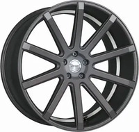 Corspeed Deville gunmetal matt-polished 10.5x22 ET40 - LK5/112 ML73.1 Alufelge grau