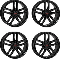 Alutec Ikenu diamant-schwarz 7.5x17 ET38 - LK5/105 ML56.6 Alufelge schwarz