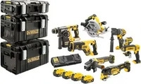 Dewalt DCK853P4, DeWalt Kombopack, 7 WKZ-Masch., 1 Ladeg., 1 LED-L. , 4 Akkus, 1