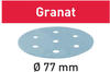 Festool Schleifscheibe STF D77/6 P180 GR/50 Granat