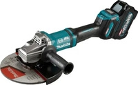 Makita GA038GT201, Makita 40V Akku-Winkelschleifer GA038GT201 mit 2x 5 Ah Akkus und