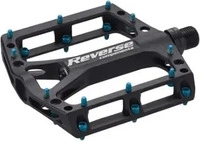 Reverse 30086, Reverse Black ONE Flat Fahrrad Pedal schwarz/hell blau