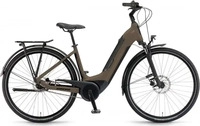 Winora 44412460, Winora Tria N8f E Low Pedelec E-Bike Trekking Fahrrad matt braun