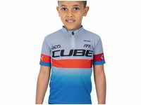 Cube 11340-L, Cube Junior Teamline Kinder Fahrrad Trikot kurz blau/weiß/rot...