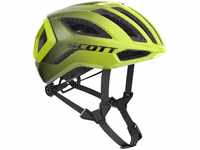Scott 2804056917007, Scott Centric Plus Rennrad Fahrrad Helm gelb 2024 M (55-59cm)