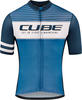 Cube 12364-S, Cube Blackline Cmpt Fahrrad Trikot kurz blau 2024 S (44/46) Herren