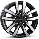 BORBET DESIGN CW5 black polished matt 6.0Jx16 5x118 ET68