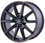 BORBET DESIGN LX19 black matt rim copper 8.0Jx19 5x112 ET40