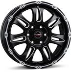 BORBET DESIGN CW8 black rim window polished matt 8.0Jx18 6x139.7 ET45