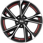 MAM WHEELS MAM RS6 black front polished red inside 7.0Jx16 5x100 ET38