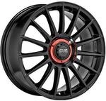 OZ SUPERTURISMO EVOLUZIONE gloss black + red lettering 8.0Jx18 5x112 ET45