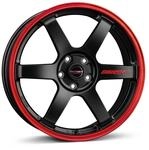 BORBET DESIGN DB8GT2 black matt rim red 8.5Jx19 5x114.3 ET35