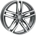ALUTEC IKENU 5-LOCH graphit frontpoliert 9.0Jx19 5x114.3 ET40