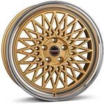 BORBET DESIGN B gold rim polished 7.0Jx17 4x100 ET25