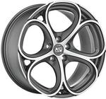 MSW (OZ) MSW 82 matt gun metal full polished 8.0Jx18 5x110 ET35