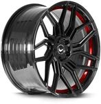BARRACUDA DRAGOON Higloss-Black undercut Trimline red 8.5Jx19 5x115 ET43