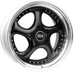 RH TURBO P schwarz Horn hochglanz poliert 8.0Jx18 5x112 ET82