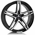 ALUTEC POISON diamantschwarz frontpoliert 8.0Jx18 5x114.3 ET45