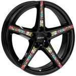 ALUTEC RAPTR diamantschwarz mit Stickerbomb 8.0Jx18 5x114.3 ET45