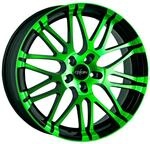 OXIGIN 14OXROCK neon green polish 8.5Jx18 5x112 ET50