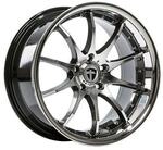 TOMASON TN8 hyperblack diamant poliert mit Edelstahlbett 8.5Jx19 5x112 ET30