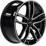 AUTEC TYP MC - MERCADOR schwarz poliert 6.5Jx17 5x112 ET44