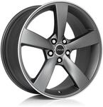 AVUS RACING AF10 matt anthracite polished 10.0Jx20 5x112 ET19